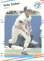 1988 Fleer Baseball Cards      111     Kelly Gruber